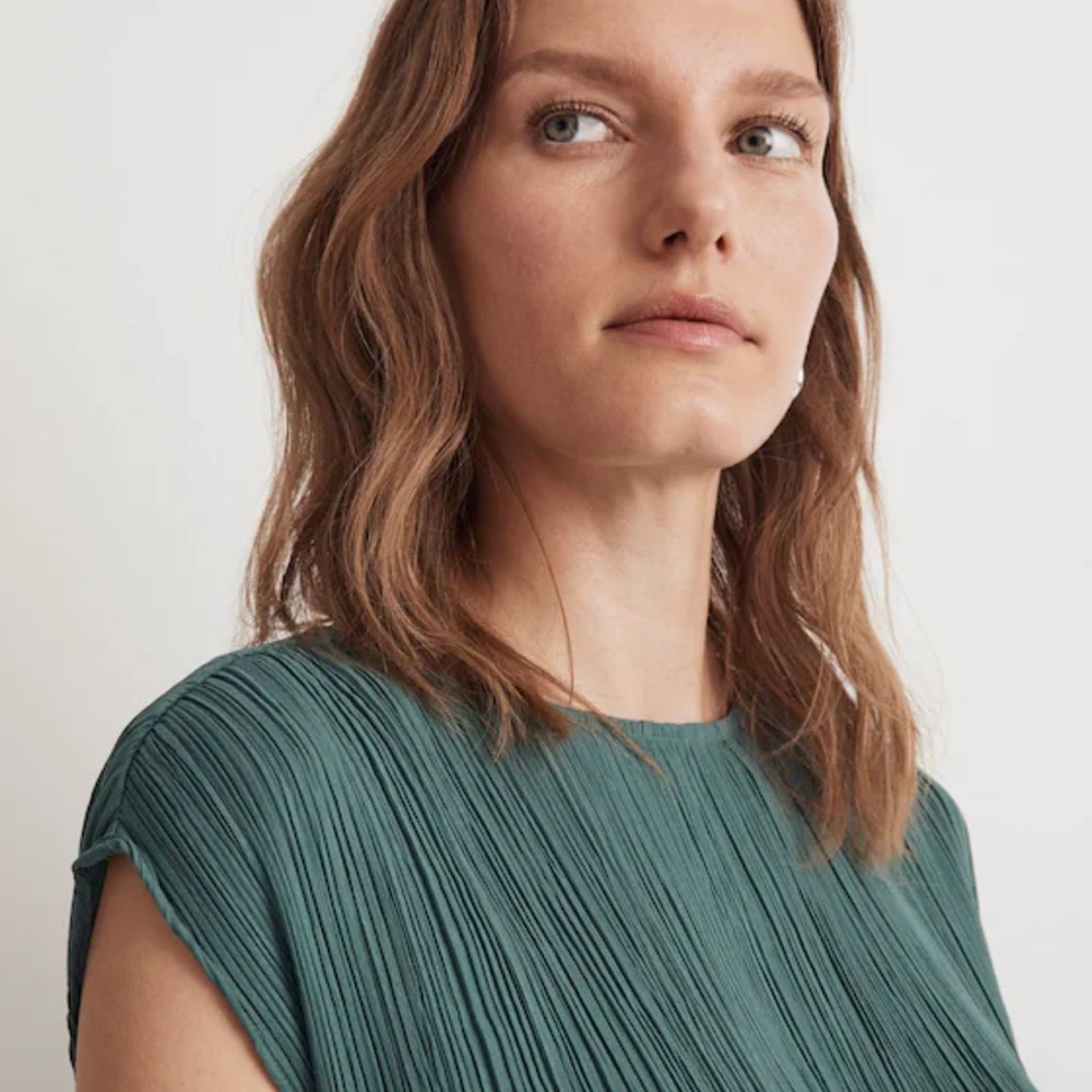 MADEWELL Plissé Mini Tee Dress - Picture 4 of 11